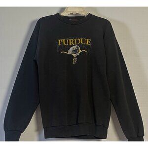Vintage Purdue Boilermakers Embroidered Gray Sweatshirt Adult M  Train Logo